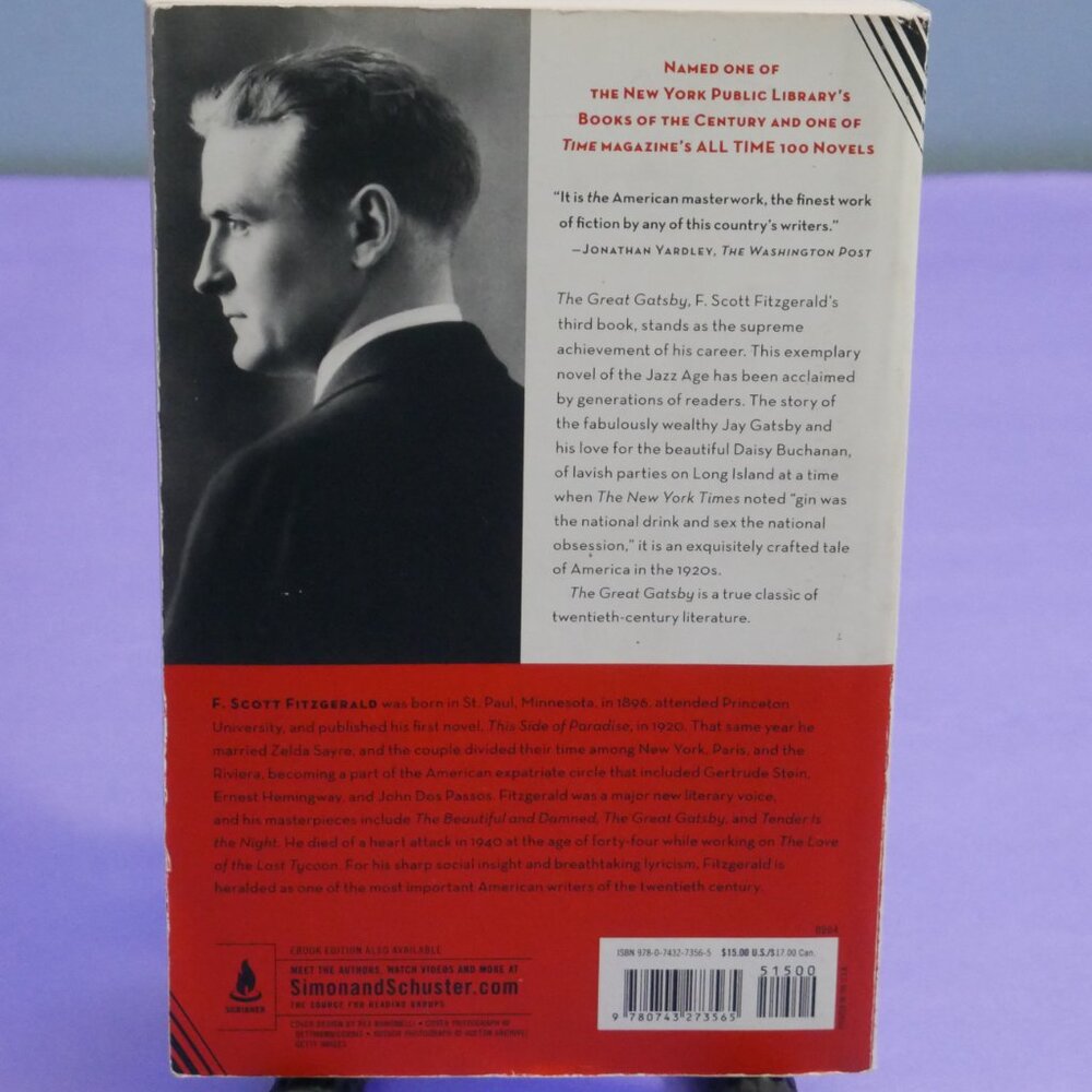 Book: The Great Gatsby by F. Scott Fitzgerald - Picture 2 of 2
